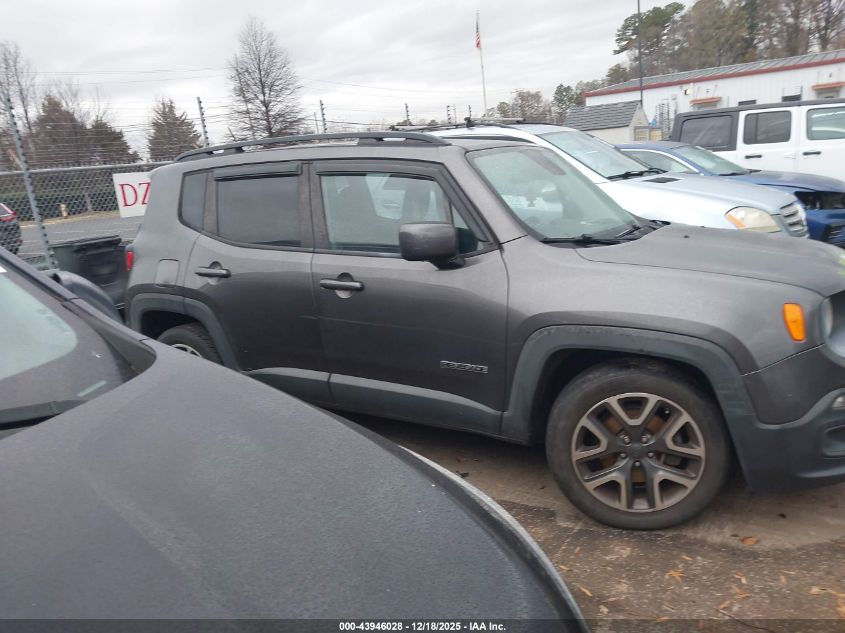 2016 Jeep Renegade Latitude VIN: ZACCJABT0GPC51838 Lot: 43946028
