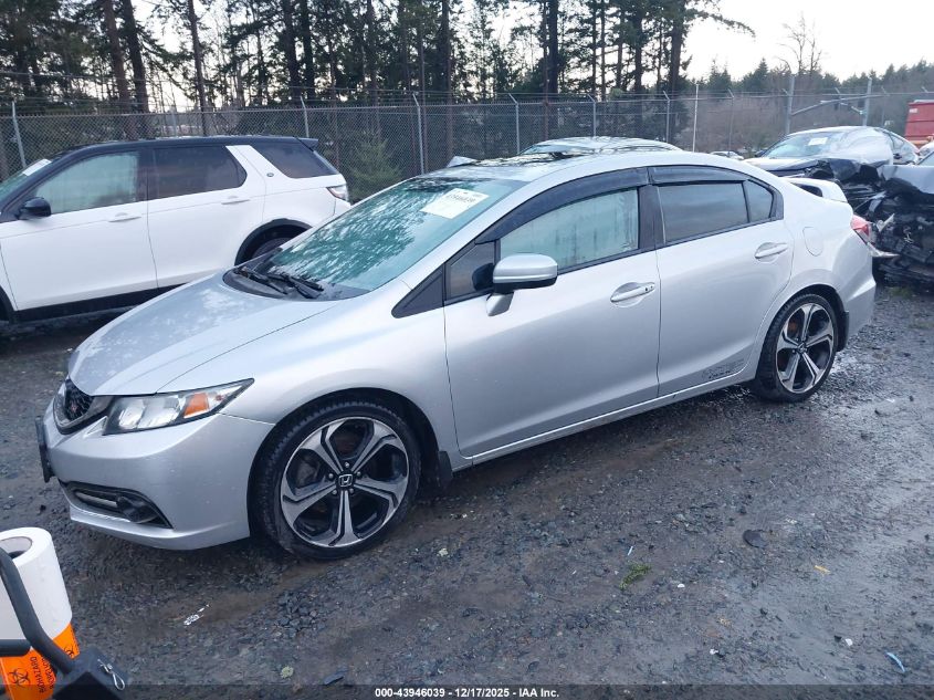2015 Honda Civic Si VIN: 2HGFB6E55FH709766 Lot: 43946039
