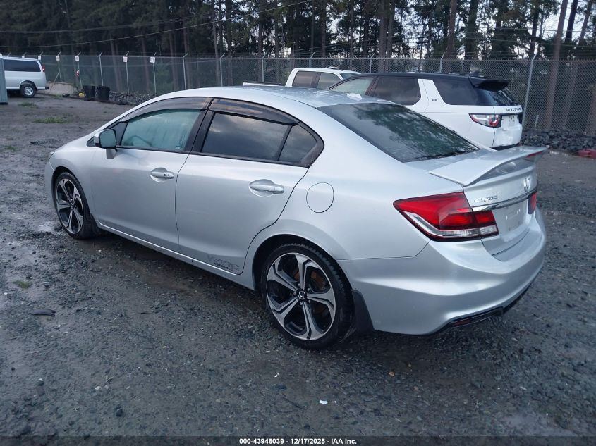 2015 Honda Civic Si VIN: 2HGFB6E55FH709766 Lot: 43946039