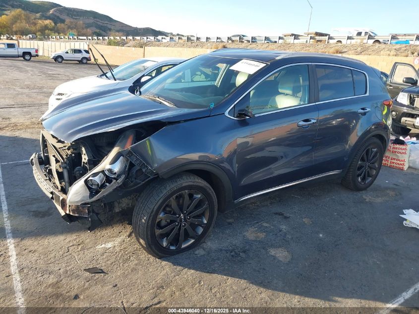 2019 Kia Sportage Ex VIN: KNDPN3AC2K7527459 Lot: 43946040