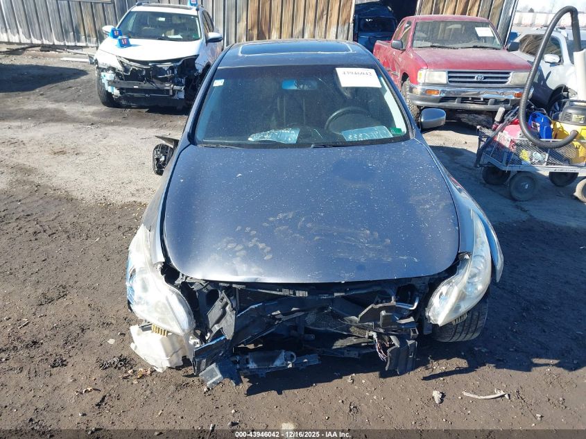 2010 Infiniti G37X VIN: JN1CV6AR8AM450524 Lot: 43946042