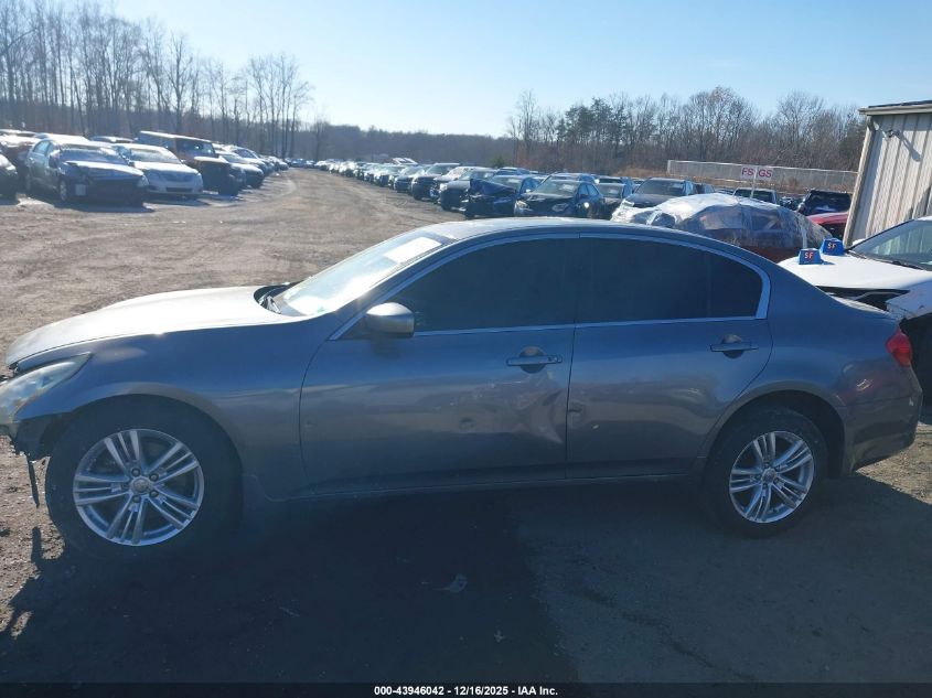 2010 Infiniti G37X VIN: JN1CV6AR8AM450524 Lot: 43946042