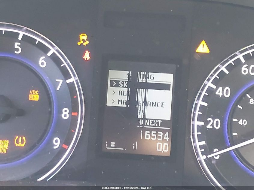 2010 Infiniti G37X VIN: JN1CV6AR8AM450524 Lot: 43946042