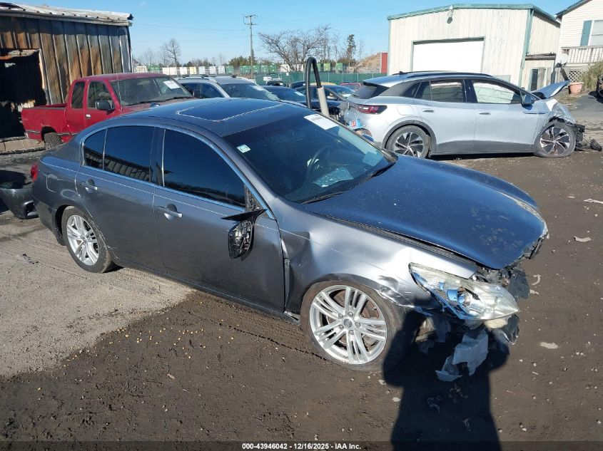 2010 Infiniti G37X VIN: JN1CV6AR8AM450524 Lot: 43946042