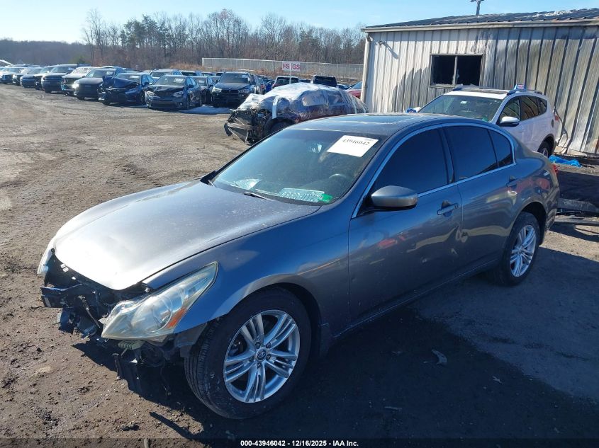 2010 Infiniti G37X VIN: JN1CV6AR8AM450524 Lot: 43946042