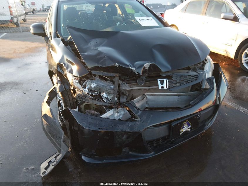 2013 Honda Civic Lx VIN: 2HGFG3B5XDH531810 Lot: 43946043