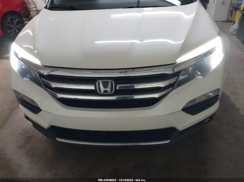 2017 Honda Pilot Elite VIN: 5FNYF6H07HB091757 Lot: 43946053