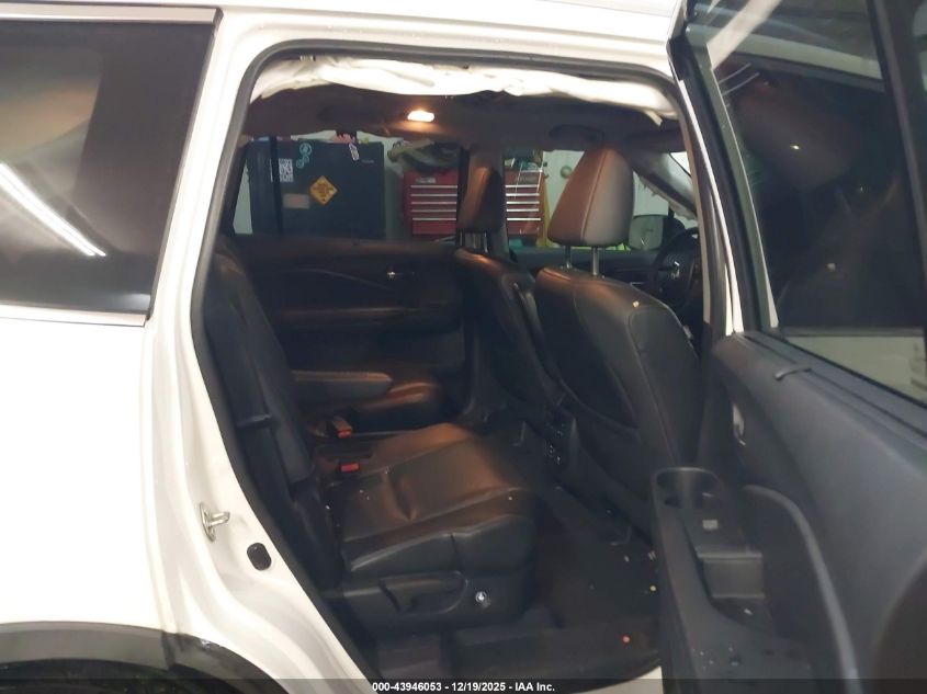 2017 Honda Pilot Elite VIN: 5FNYF6H07HB091757 Lot: 43946053