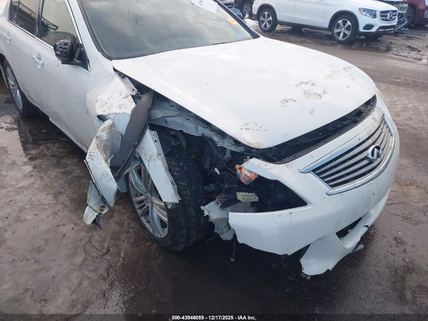 2010 Infiniti G37X VIN: JN1CV6AR1AM253761 Lot: 43946059