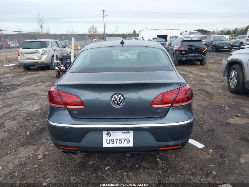 2014 Volkswagen Cc 2.0T Executive VIN: WVWRP7AN3EE500704 Lot: 43946069
