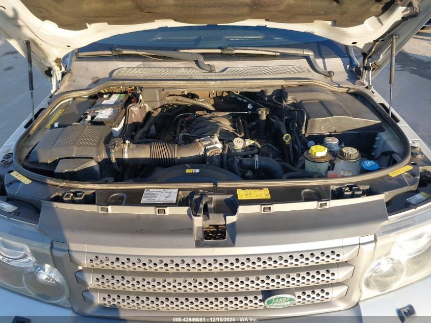 2007 Land Rover Range Rover Sport Hse VIN: SALSK25457A991073 Lot: 43946081