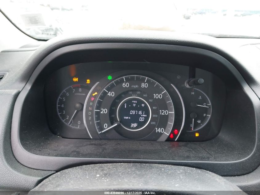 2013 Honda Cr-V Lx VIN: 2HKRM4H34DH606623 Lot: 43946096