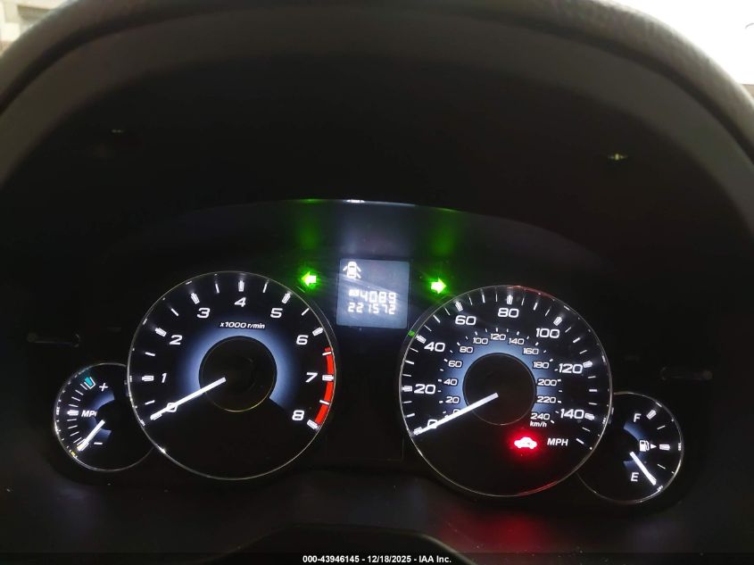 2012 Subaru Outback 2.5I VIN: 4S4BRBAC8C3201470 Lot: 43946145