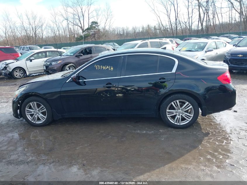 2013 Infiniti G37X VIN: JN1CV6AR5DM764667 Lot: 43946148