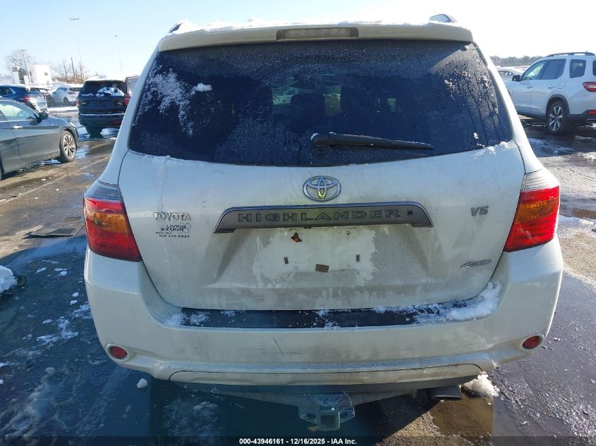 2008 Toyota Highlander Sport VIN: JTEES43A882075262 Lot: 43946161