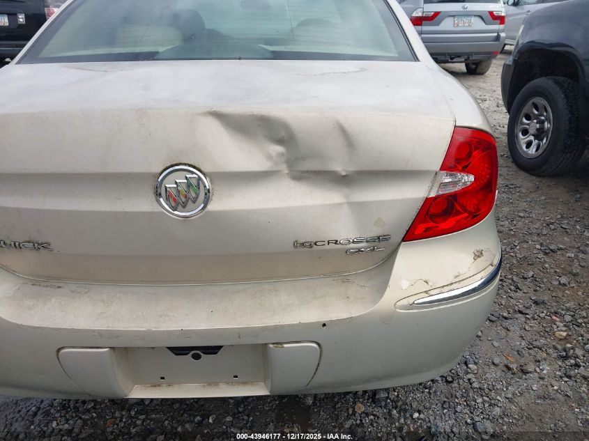 2009 Buick Lacrosse Cxl VIN: 2G4WD582991131443 Lot: 43946177