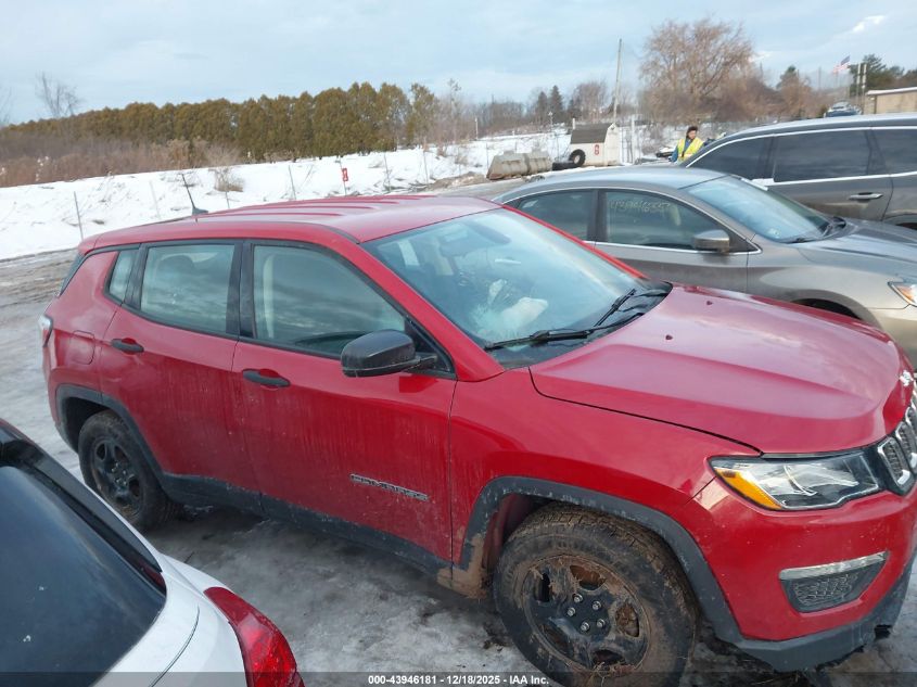 2019 Jeep Compass Sport Fwd VIN: 3C4NJCABXKT665076 Lot: 43946181