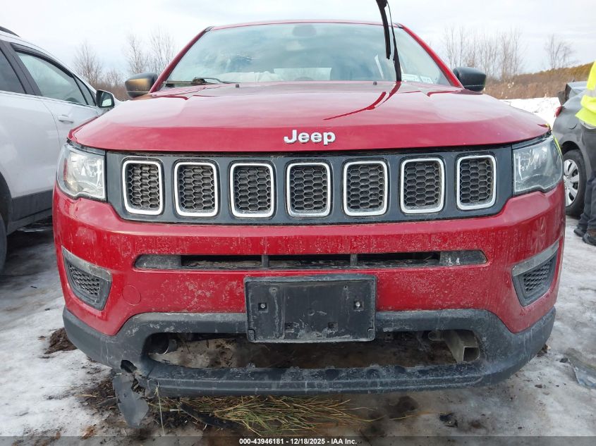 2019 Jeep Compass Sport Fwd VIN: 3C4NJCABXKT665076 Lot: 43946181