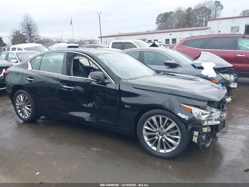 2018 Infiniti Q50 3.0T Luxe VIN: JN1EV7AP9JM359453 Lot: 43946189