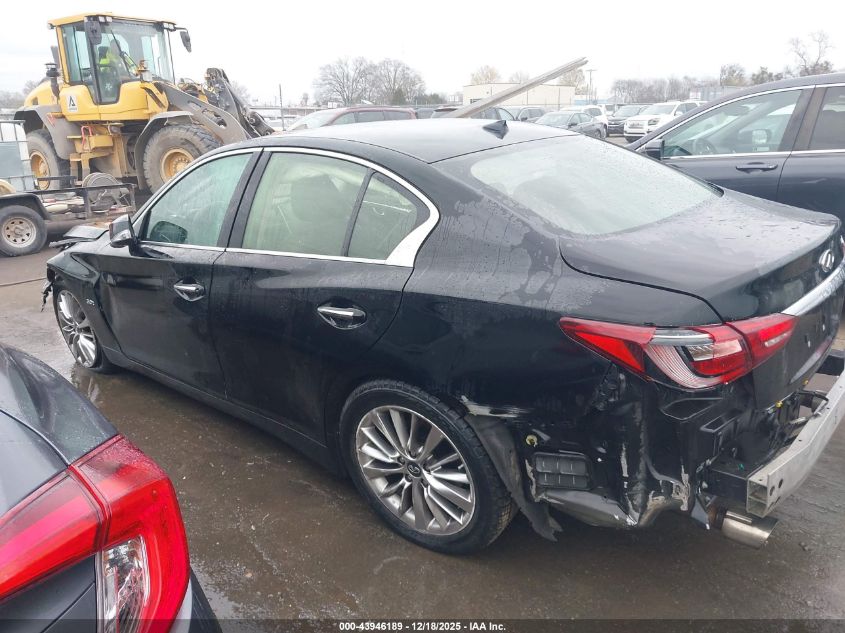 2018 Infiniti Q50 3.0T Luxe VIN: JN1EV7AP9JM359453 Lot: 43946189