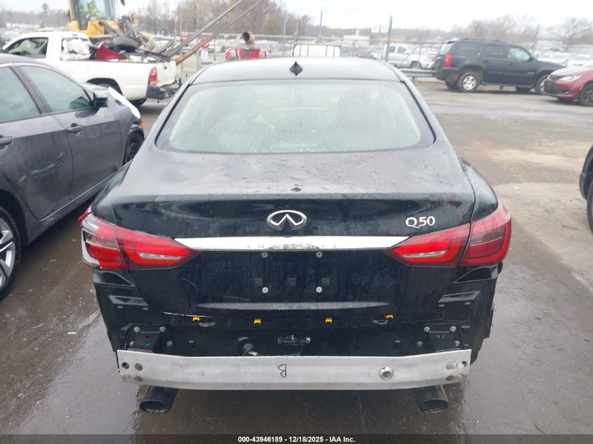 2018 Infiniti Q50 3.0T Luxe VIN: JN1EV7AP9JM359453 Lot: 43946189