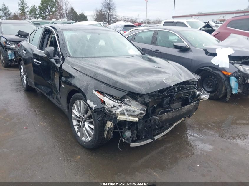 2018 Infiniti Q50 3.0T Luxe VIN: JN1EV7AP9JM359453 Lot: 43946189