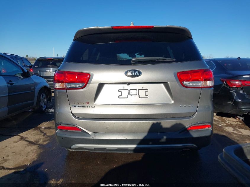 2016 Kia Sorento 3.3L Ex VIN: 5XYPH4A53GG096381 Lot: 43946202