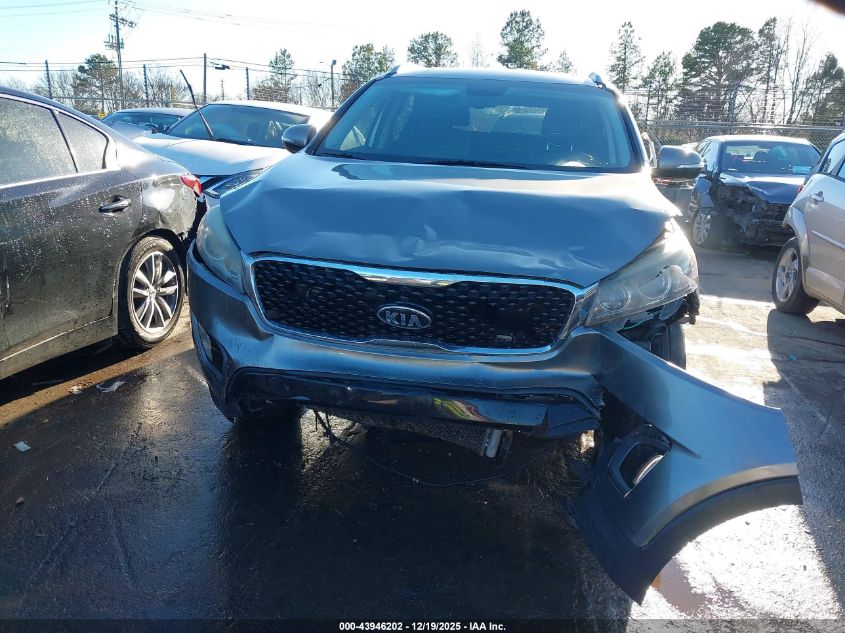 2016 Kia Sorento 3.3L Ex VIN: 5XYPH4A53GG096381 Lot: 43946202