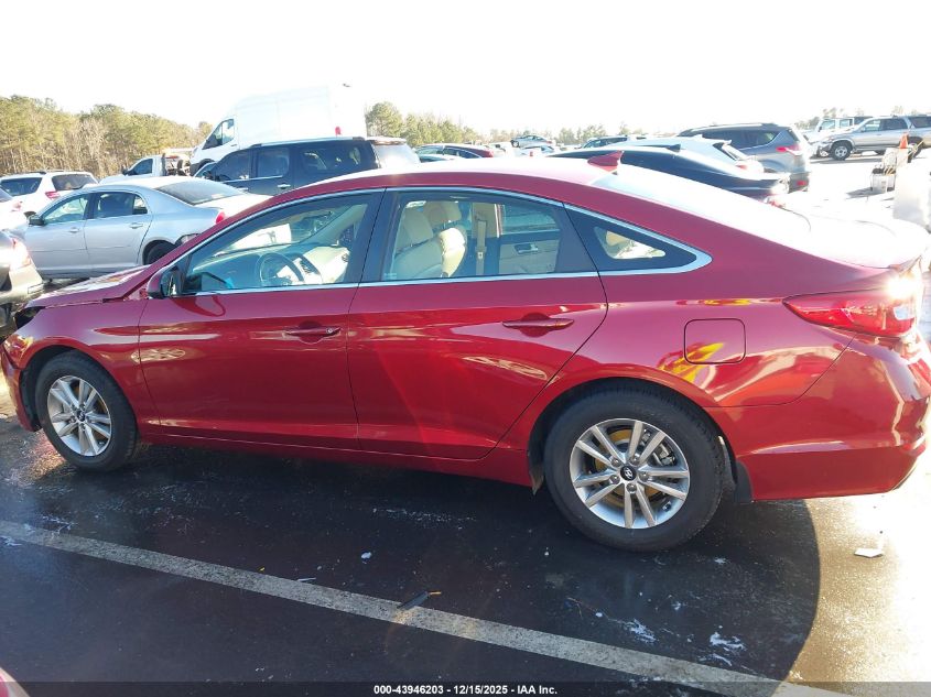 2015 Hyundai Sonata Se VIN: 5NPE24AF8FH163422 Lot: 43946203