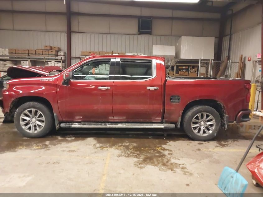 2019 Chevrolet Silverado 1500 High Country VIN: 1GCUYHEL8KZ162842 Lot: 43946217