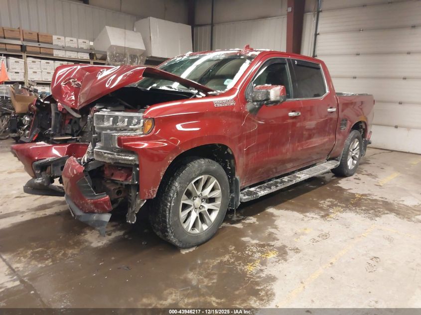 2019 Chevrolet Silverado 1500 High Country VIN: 1GCUYHEL8KZ162842 Lot: 43946217