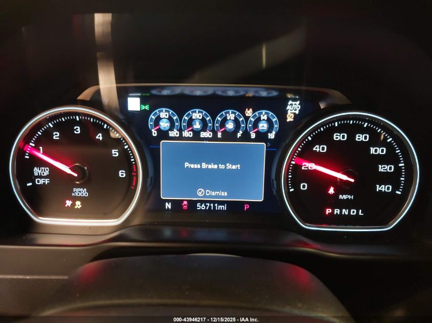 2019 Chevrolet Silverado 1500 High Country VIN: 1GCUYHEL8KZ162842 Lot: 43946217