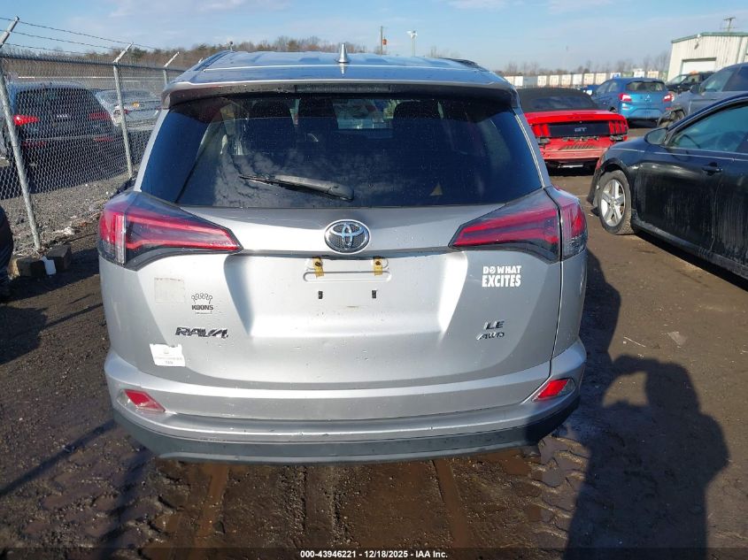 2018 Toyota Rav4 Le VIN: 2T3BFREVXJW717874 Lot: 43946221