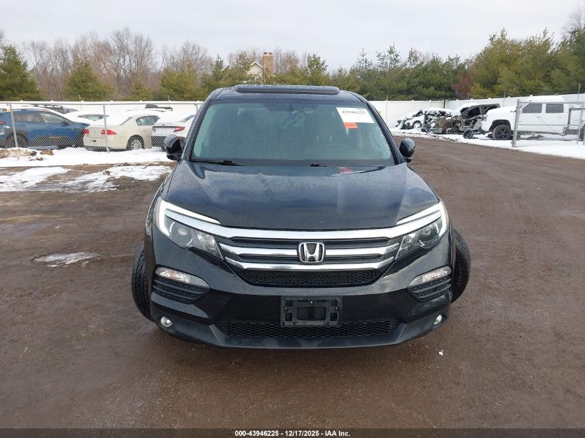 2017 Honda Pilot Ex-L VIN: 5FNYF6H52HB045443 Lot: 43946225