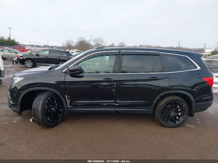 2017 Honda Pilot Ex-L VIN: 5FNYF6H52HB045443 Lot: 43946225
