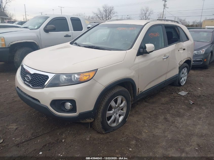 2011 Kia Sorento Lx VIN: 5XYKTCA12BG079015 Lot: 43946243