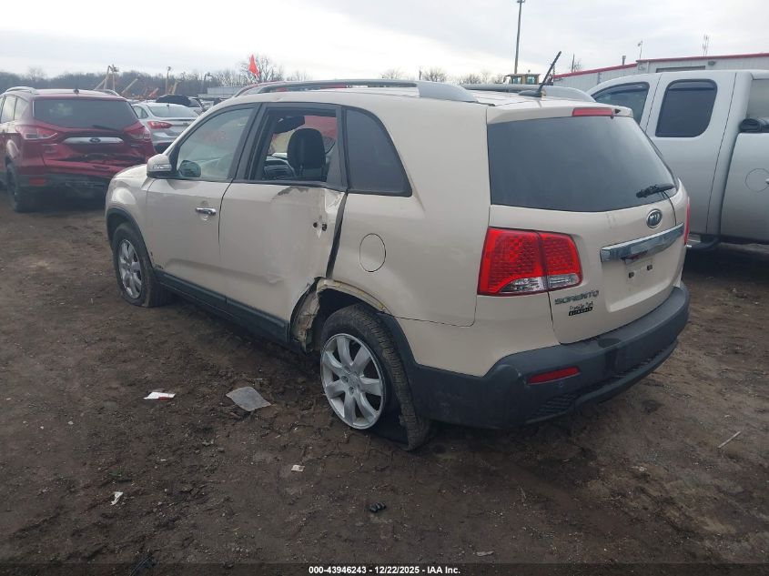 2011 Kia Sorento Lx VIN: 5XYKTCA12BG079015 Lot: 43946243