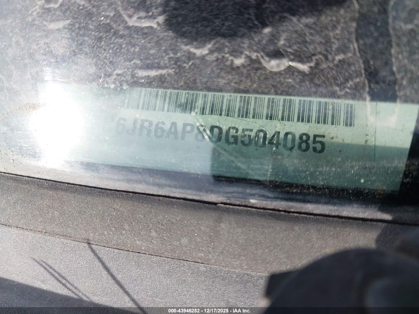 2013 Ram 1500 Tradesman VIN: 3C6JR6AP8DG504085 Lot: 43946252