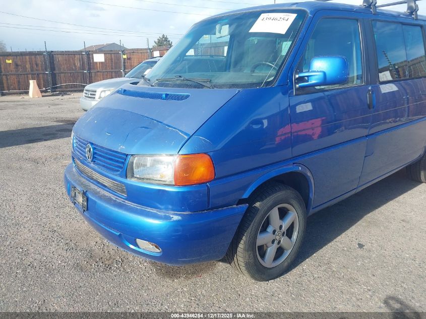 2002 Volkswagen Eurovan Gls VIN: WV2KB47032H081646 Lot: 43946254