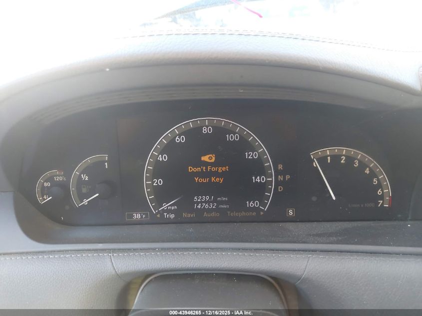 2008 Mercedes-Benz Cl 550 VIN: WDDEJ71X88A012738 Lot: 43946265