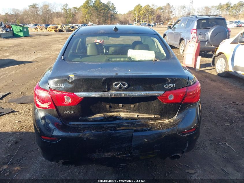 2017 Infiniti Q50 3.0T Premium VIN: JN1EV7AR4HM835538 Lot: 43946277