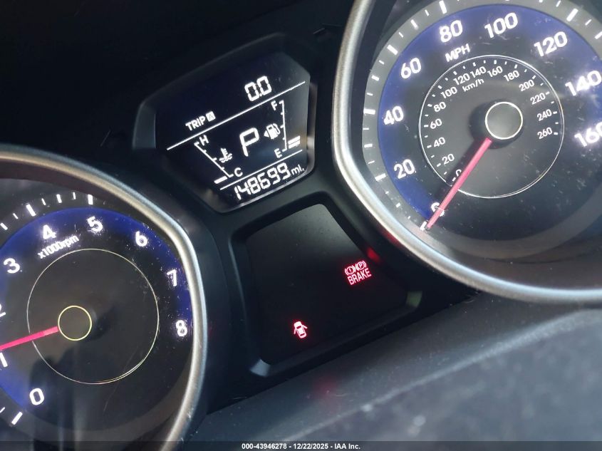 2015 Hyundai Elantra Se VIN: 5NPDH4AE0FH629278 Lot: 43946278