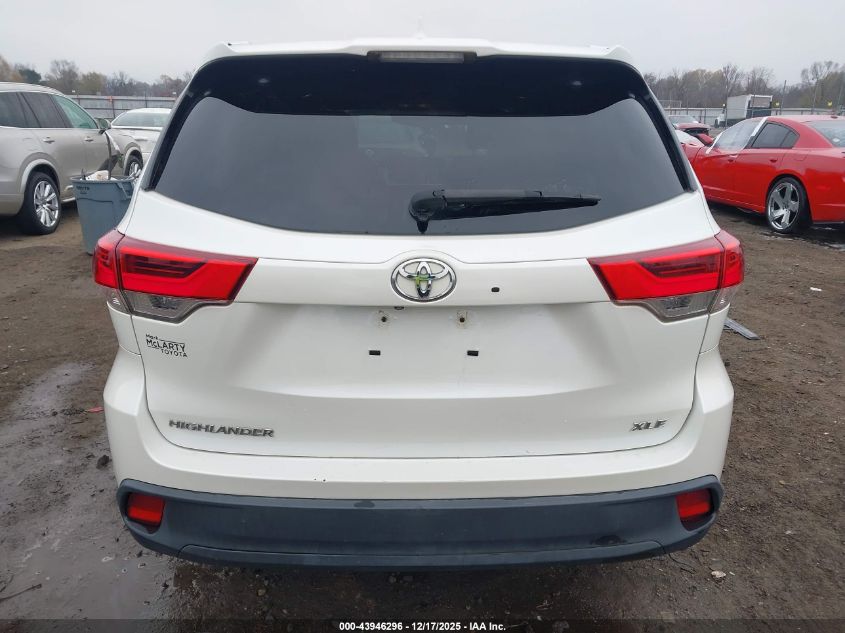 2017 Toyota Highlander Xle VIN: 5TDKZRFH3HS190840 Lot: 43946296