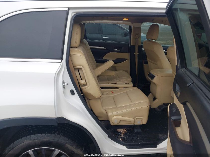 2017 Toyota Highlander Xle VIN: 5TDKZRFH3HS190840 Lot: 43946296