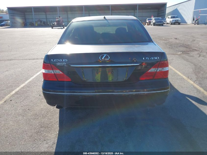 2004 Lexus Ls 430 VIN: JTHBN36F340147750 Lot: 43946302