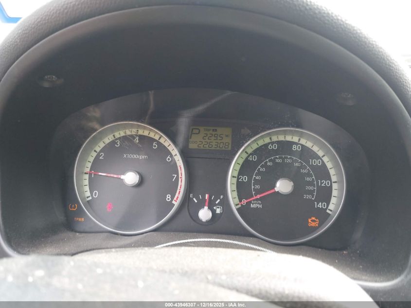 2009 Hyundai Accent Gls VIN: KMHCN46C09U347921 Lot: 43946307