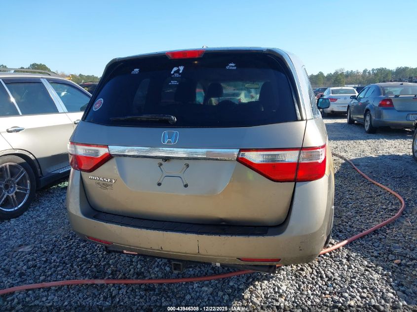 2012 Honda Odyssey Ex-L VIN: 5FNRL5H66CB018187 Lot: 43946308