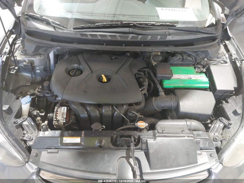 2011 Hyundai Elantra Gls VIN: 5NPDH4AEXBH054293 Lot: 43946310