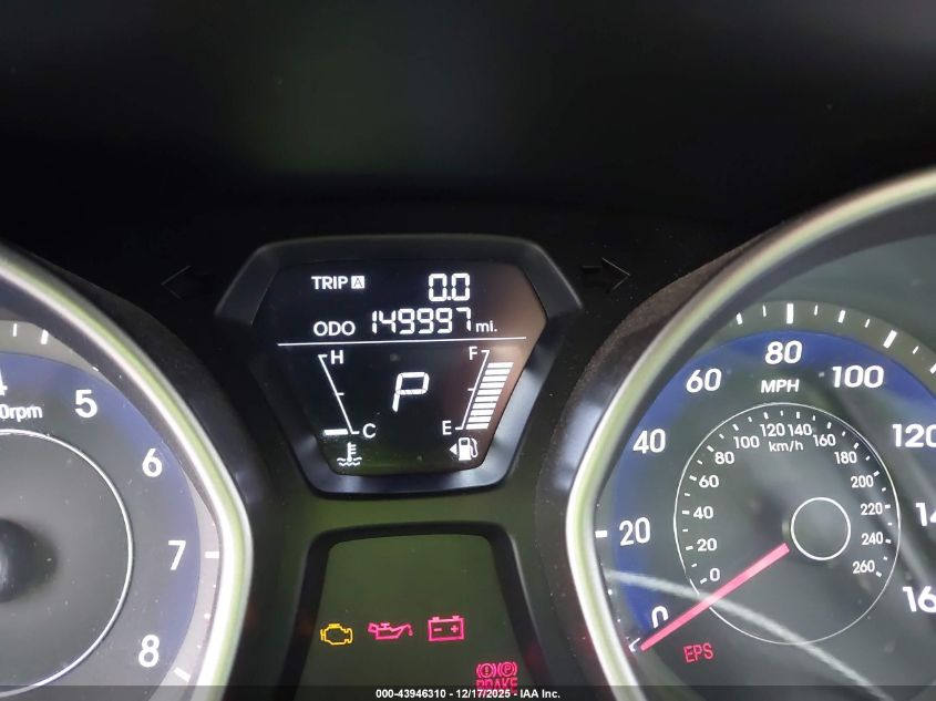 2011 Hyundai Elantra Gls VIN: 5NPDH4AEXBH054293 Lot: 43946310