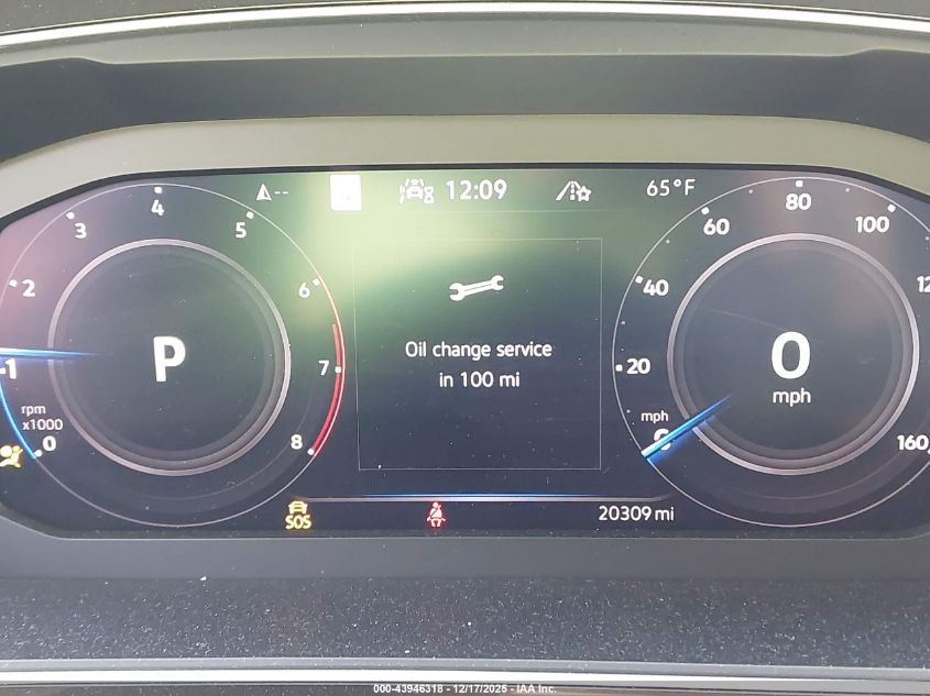 2024 Volkswagen Tiguan 2.0T Sel R-Line VIN: 3VV4B7AX5RM115334 Lot: 43946318